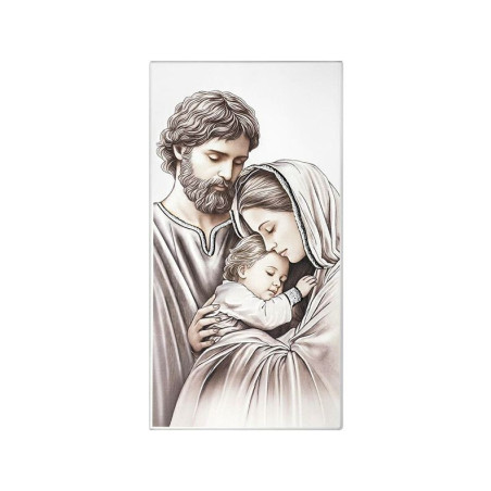 Święta Rodzina - obrazek malowany na drewnie Iconic IC100/4S
